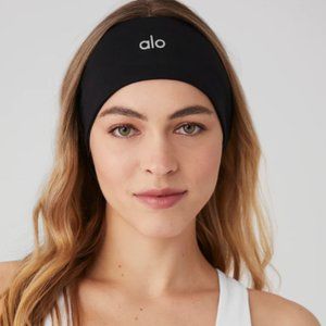 Alo Yoga PERFORMANCE CONQUER HEADBAND, Black